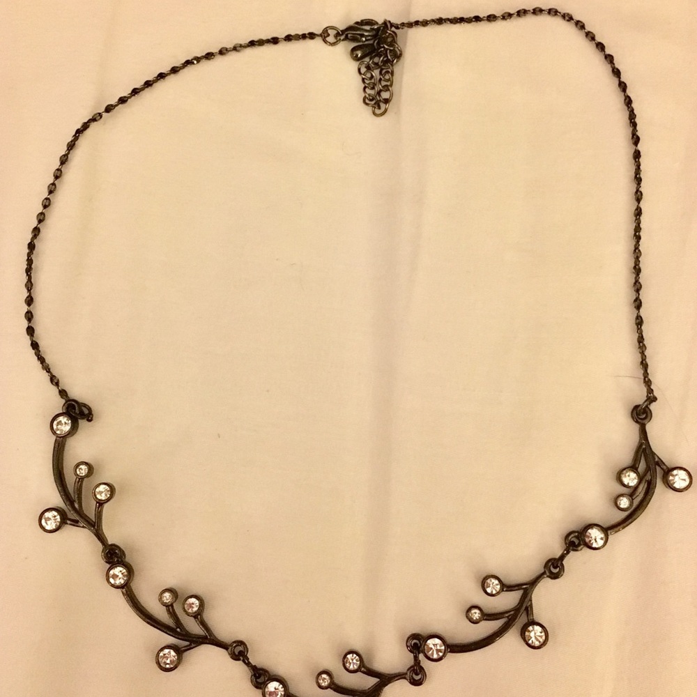 Rhinestone choker